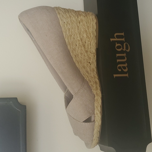 Chaps Espadrille Wedges - Picture 3 of 9